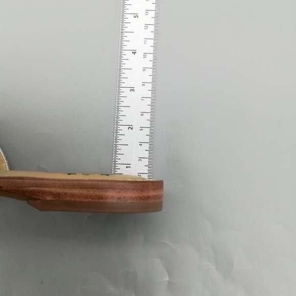 Driver Club USA Womens Santa Monica Slides Sandals Metallic Flat Slip On 5 M New - Picture 7 of 10